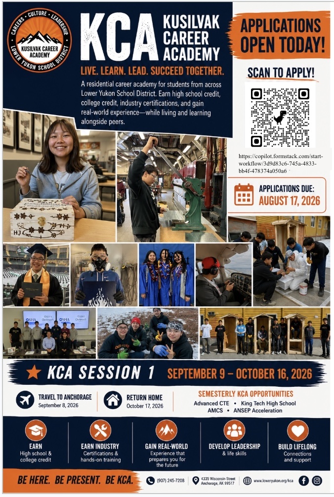 KCA application flyer